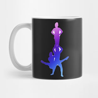 A Women’s trio doing lunge column Mug